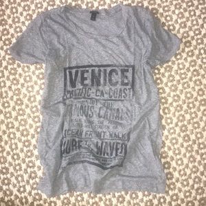 J. Crew California / CA - themed grey shirt